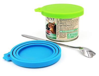#ad Pet Food Can Lids Silicone Can Covers for Dog Cat Food Universal Size Fit S... $12.71