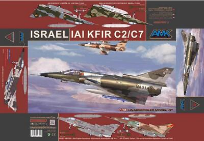 #ad AMK 88001 1 48 Scale Israel IAI Kfir C2 C7 Fighter Plane Model Kit $53.99