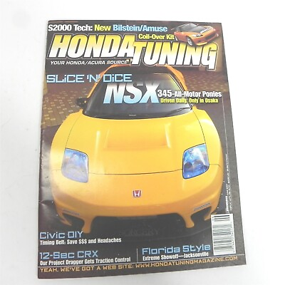 #ad VINTAGE HONDA TUNING MAGAZINE SINGLE ISSUE JUNE 2004 S2000 CRX CIVIC ACURA NSX $10.48