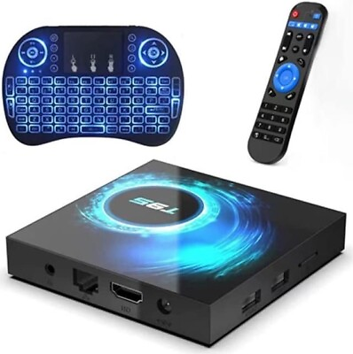 #ad New Super T95 Smart Box 4K 6K Ultra HDR TV Box Bluetooth Free Channels $119.99