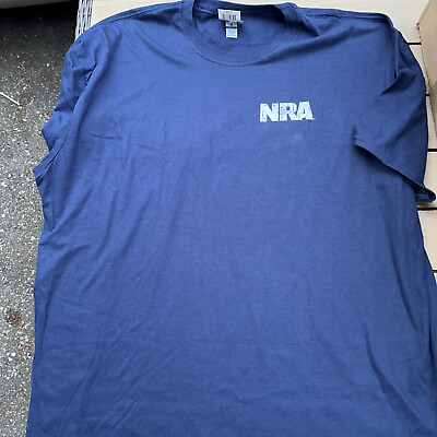 #ad #ad NRA Blue T Shirt Men’s 3XL BRAND NEW Short Sleeve Great Condition $33.99