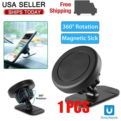 #ad 360° Universal Magnetic Car Mount Cell Phone Holder Stand Dashboard For iPhone $5.59