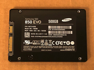 #ad 850 EVO 500GB 2.5quot; SATA 6Gbps SSD Internal Solid State Drive 100% $39.00