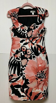 #ad Dress Barn Dress Size 8 Summer Multi Color Item is Pre Owned $19.99