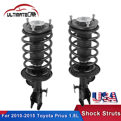 #ad Pair Front Complete Struts Shocks amp; Coil Springs For 2010 2015 Toyota Prius 1.8L $121.96