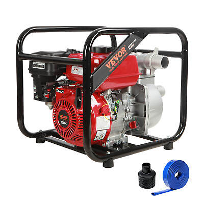 #ad VEVOR Gasoline Engine Water Pump Gas Powered Water Transfer Pump 2quot; 7HP 4 Stroke $179.99
