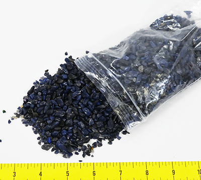 #ad AVENTURINE BLUE CHIPS 4 10mm tumbled quartz xmini 1 lb bulk stones blue gray $22.00