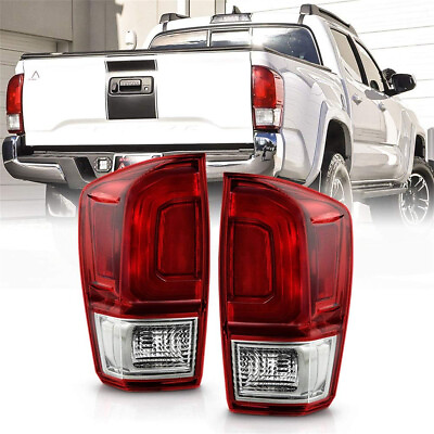 #ad Fits 2016 2023 Toyota Tacoma SR SR5 Factory Tail Lights Pair Rear Brake Lamps $80.99