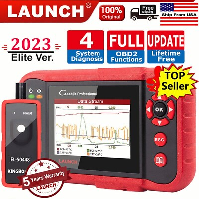 2023 New LAUNCH X431 CRP123 OBD2 Diagnostic Scanner ABS SRS Fault Code Reader $107.00