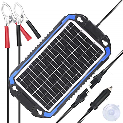 SUNER POWER 12V Solar Car Battery Charger amp; Maintainer Portable 8W Solar Pa... $62.23
