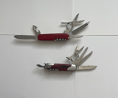 #ad #ad Lot Swiss Army Knife Victorinox Camper 7 tools And NRA Knife 11 Tools $39.99