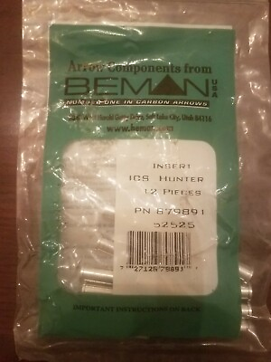 #ad Arrow Componets from Beman insert hunter 10 pieces Brand New SHIPS SAME BUS DAY $59.88