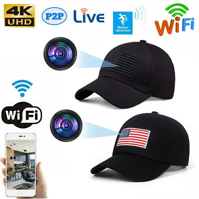 #ad 1080P HD Wireless wifi IP Live streaming Baseball Hat Cap Camera Video Recorder $54.00
