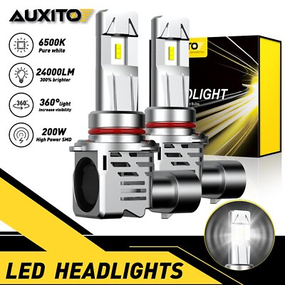 #ad HB3 9005 Headlight Bulbs 6500K for Toyota Highlander 2011 2020 High Beam Bright $34.19