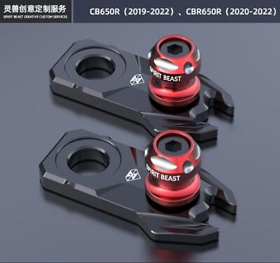 #ad 2PCS Motorcycle Rear Wheel Chain Adjuster Automatic Regulator for HONDA CB650R $43.60