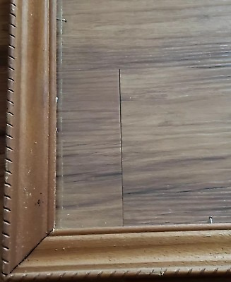 #ad Vintage Antique Wooden Frame with Glass 1950#x27;s 1960#x27;s Measures 20.5quot; x 26.5quot; $80.00