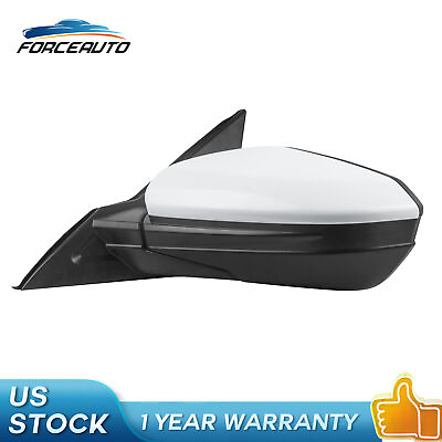 #ad New Side Left Mirror for 2016 19 HONDA CIVIC EX EX L Power Heated 5wire WHITE $66.90