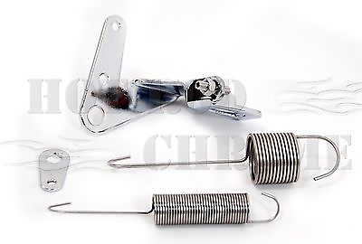 Throttle Cable Bracket amp; Kickdown Spring Kit Fits Holley Edelbrock Stainless $9.95