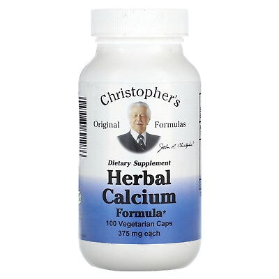 #ad Herbal Calcium Formula 375 mg 100 Vegetarian Caps $18.33