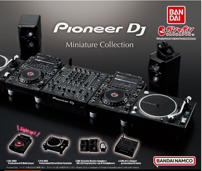 #ad Pioneer DJ Miniature Collection Complete Set of 4 Capsule Toy Bandai IN STOCK $35.99