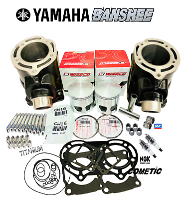 #ad Best Yamaha Banshee Rebuild Top End Tuned Cylinders Wiseco Upper Assembly Kit $499.99