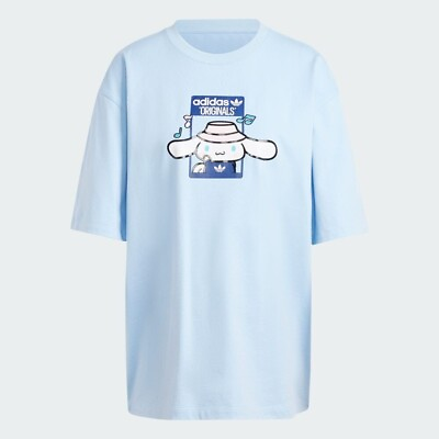 #ad Adidas Originals x Hello Kitty Cinnamoroll Graphic Oversized T shirt Sky Blue $75.00
