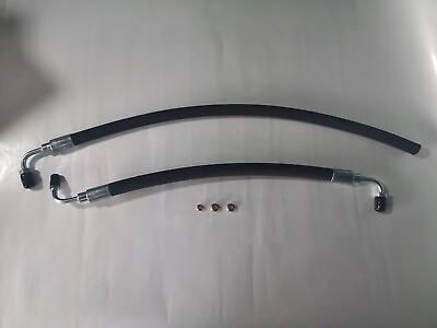 #ad 2pc Rubber 1974 78 Mustang II 1974 80 Pinto to GM Pump Power Steering Hose Kit $88.59