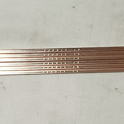 #ad Harris Stay Silv 15 15% Silver Brazing Alloy Rods HVAC Grade Qty. 6 Rods $26.59