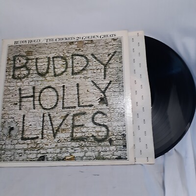 #ad #ad Buddy Holly Lives The Crickets 20 Golden Greats MCA3040 Tha#x27;ll Be The Day LP $13.95