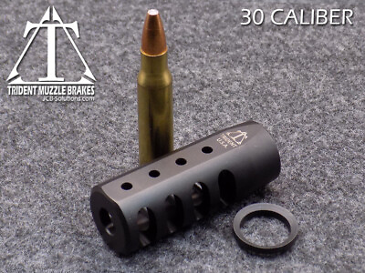 #ad 5 8x24 308 Nitride finish muzzle brake with crush washer. Made in the U.S.A. $39.95