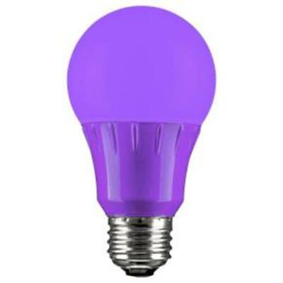 #ad LED A Type Color Purple 3W Light Bulb Medium E26 Base Sunlite 80132 SU $7.95