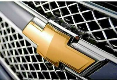 #ad New Front Grille Emblem Gold Bow Tie for Chevrolet Avalanche Tahoe Suburban $23.95