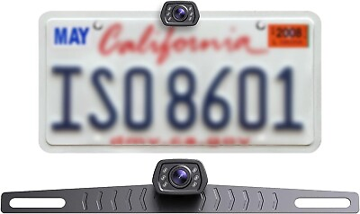 #ad #ad Easy Mount HD Car Backup Camera 6 Auto LED Lights Night Vision IP69 Waterproof $66.56