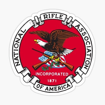#ad NRA National Rifle Association logo Sticker $2.00