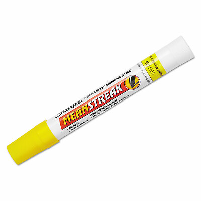 #ad Sharpie Mean Streak Marking Stick Broad Tip Yellow 85005 $10.05