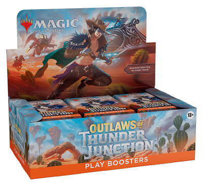 #ad Play Booster Box Outlaws of Thunder Junction OTJ MTG New Sealed $127.15