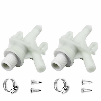 #ad 2x Water Valve Kit for Dometic 300 310 320 Series RV Camper Trailer Toilet $11.47