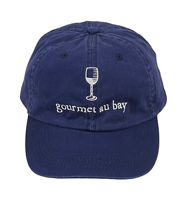 Gourmet Au Bay Bodega Bay Blue Strapback Hat Adjustable Baseball Cap $19.99