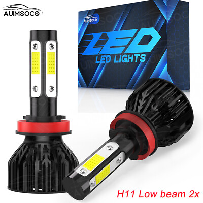#ad 2Pcs H11 LED Headlight white Low beam lamp combo kit For Chevy Cheyenne2007 2015 $24.99