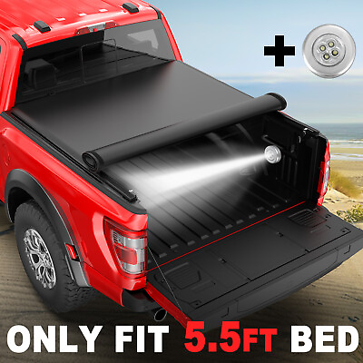 #ad Roll Up 5.5FT Bed Soft Truck Tonneau Cover For 2004 2014 Ford F150 F 150 On Top $135.95