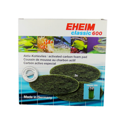 #ad #ad EHEIM 3pc CARBON FILTER PAD for 2217 CLASSIC $20.97