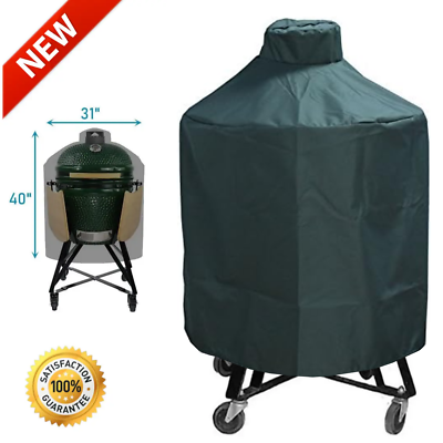 #ad Large Cover For Big Green Egg Grill Heavy Duty Premium Outdoor Weatherproof New $28.99