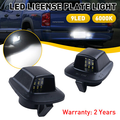 #ad LED License Plate Light Tag Lamp For 97 11 Dodge Dakota 06 09 Mitsubishi Raider $13.99