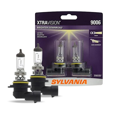 #ad SYLVANIA 9006 XtraVision High Performance Halogen Headlight Bulb 2 Bulbs $20.75