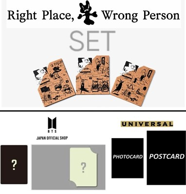 #ad PSL BTS RM RIGHT PLACE WRONG PERSON ALBAM 3 ver. SET JAPAN JPFC UMS POB CD $29.99
