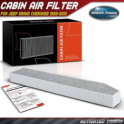 #ad Cabin Air Filter w Activated Carbon for Jeep Grand Cherokee 1999 2010 82204691 $15.59