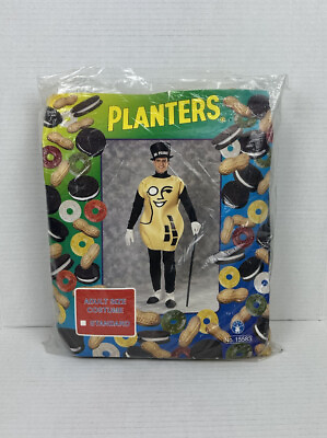 #ad Vintage 1997 Rubie’s Halloween Costume Planter’s Peanuts Nasbisco Mr. Peanut 90s $69.99