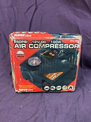#ad Air Compressor 250psi 12v 100w original box paperwork etc. Looks new $25.00