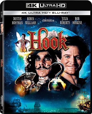 #ad New Hook 4K Blu ray Digital $15.50