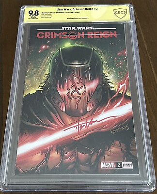 #ad Star Wars Crimson Reign 2 CBCS SS 9.8 Signed Autographed White Pages $74.85